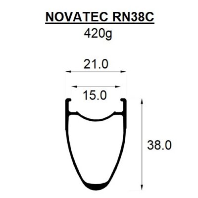 Novatec RN38.C carbon